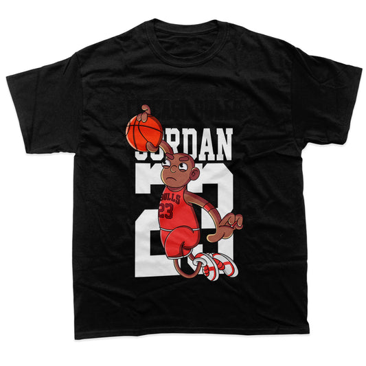 Michael Jordan Cartoon Art T-Shirt
