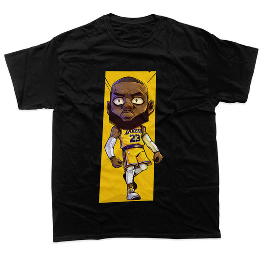 LeBron James Cartoon Art T-Shirt