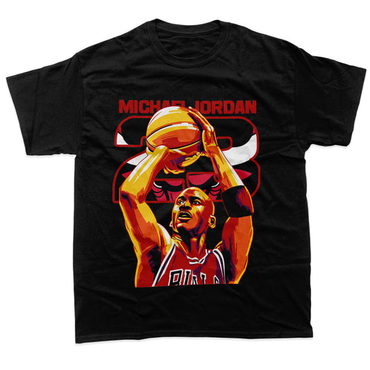 Michael Jordan 23 Bulls Art T-Shirt