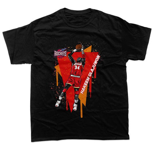 Hakeem Olajuwon Houston Rockets T-Shirt