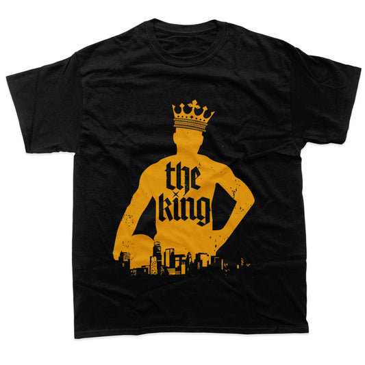 LeBron James The King Art1 Black T-Shirt