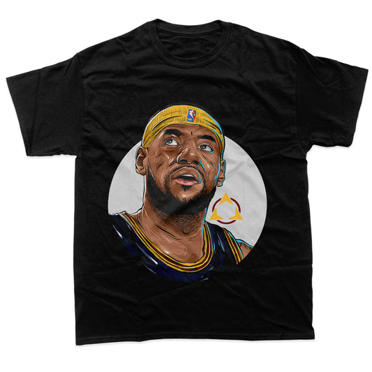 LeBron James The King Black T-Shirt